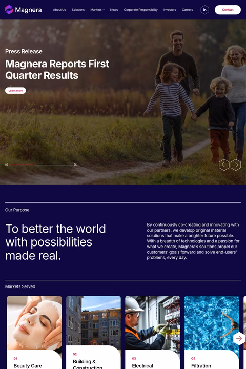 Magnera Homepage 1440px