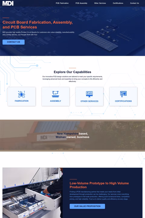 Mass-Design Homepage 1440px