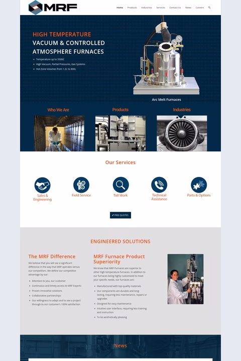 Materials-Research-Furnaces Homepage 1440px