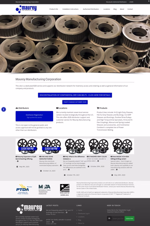 Maurey-Manufacturing Homepage 1440px