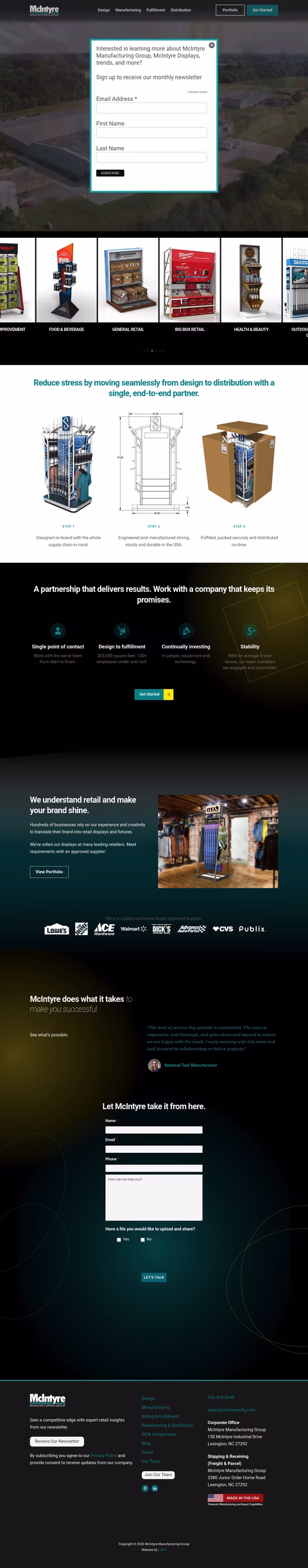 Mcintyre-Manufacturing-Group Homepage 1440px