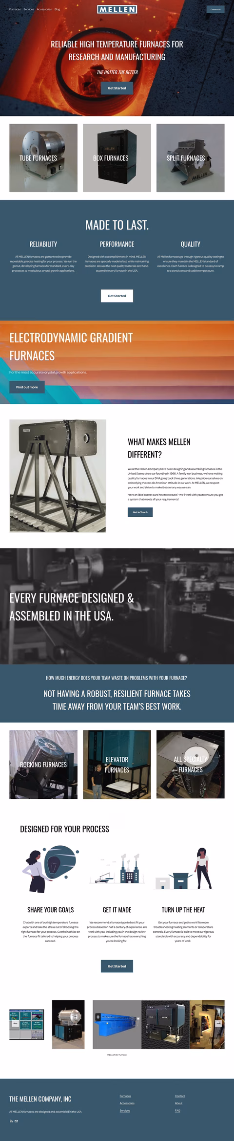 Mellen-Furnaces Homepage 1440px
