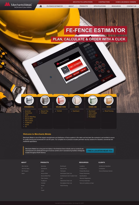 Merchants-Metals Homepage 1440px