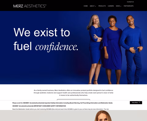 Merz-Aesthetics Homepage 1440px