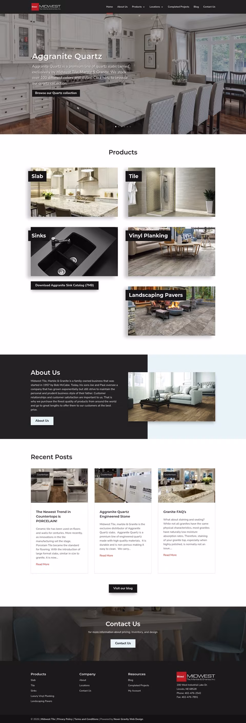 Midwest-Tile-Marble-Granite Homepage 1440px