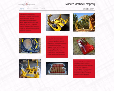 Modern-Machine Homepage 1440px