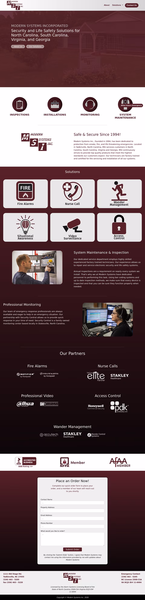 Modern-Systems-Inc Homepage 1440px