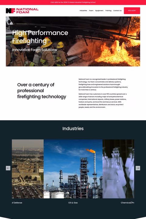 National-Foam Homepage 1440px
