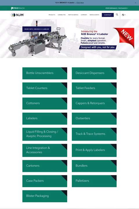 Njm-Packaging Homepage 1440px