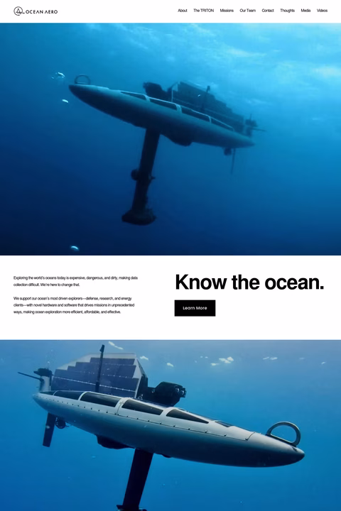Ocean-Aero Homepage 1440px