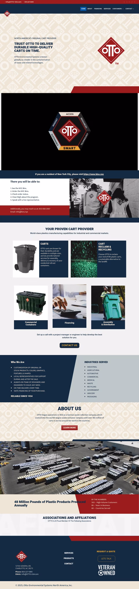 Otto-Environmental-Systems Homepage 1440px