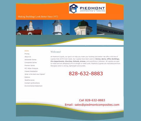 Piedmont-Cupola Homepage 1440px