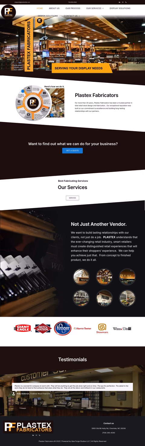 Plastex-Fabricators Homepage 1440px