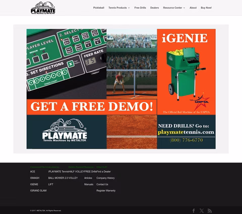 Playmate-Tennis Homepage 1440px