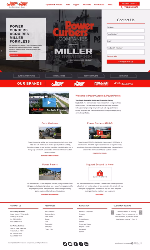 Power-Curbers Homepage 1440px