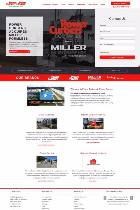 Power-Curbers Homepage 1440px