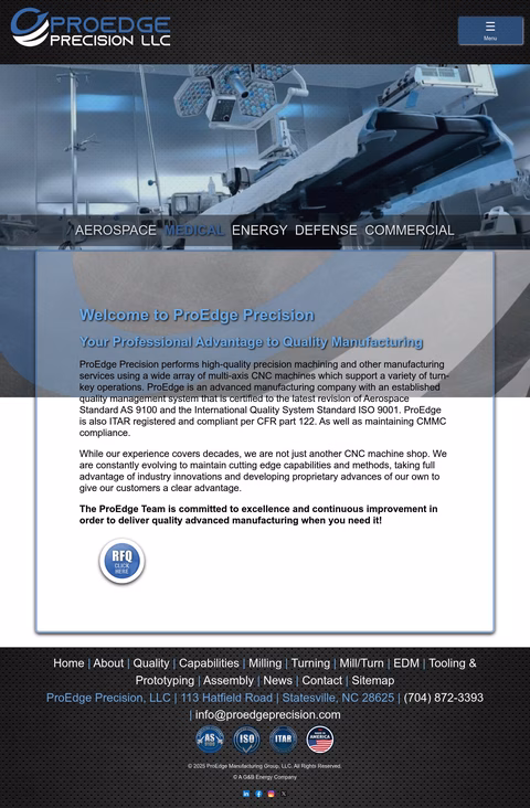 Proedge-Precision Homepage 1440px