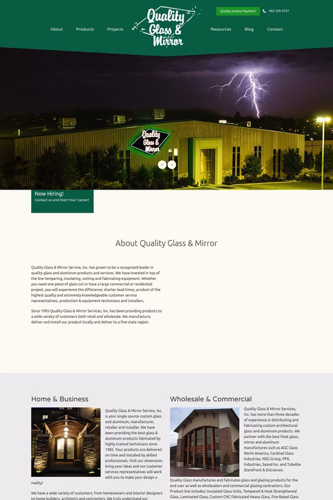 Quality-Glass-Mirror Homepage 1440px