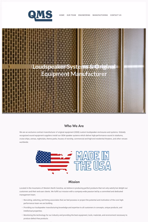 Quality-Musical-Systems Homepage 1440px