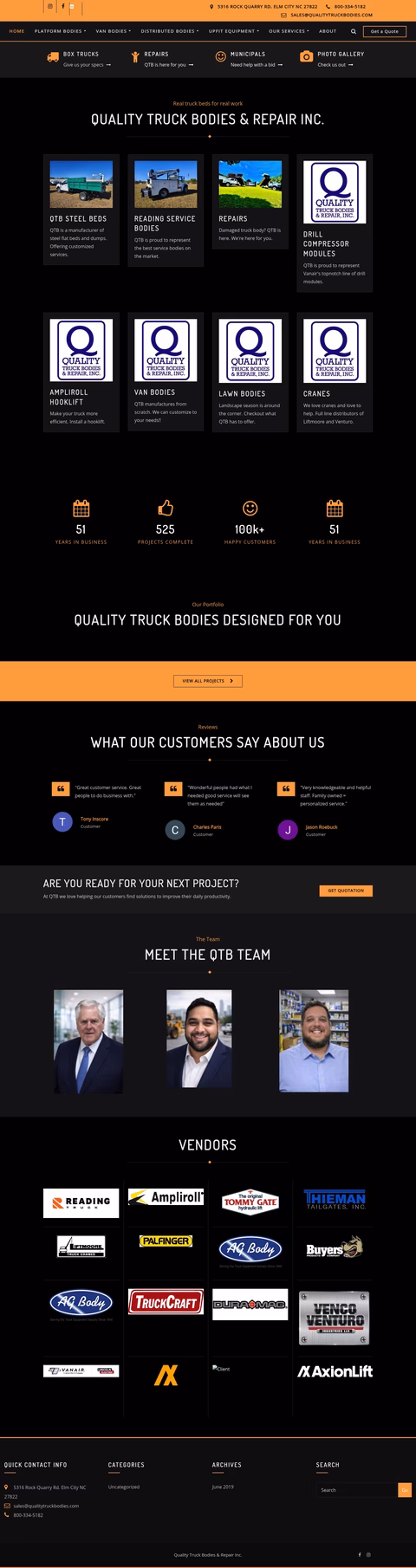 Quality-Truck-Bodies-Repair Homepage 1440px