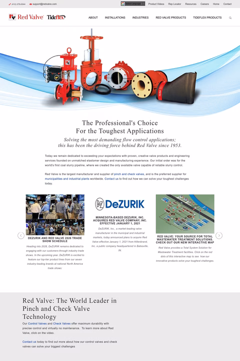 Red-Valve Homepage 1440px