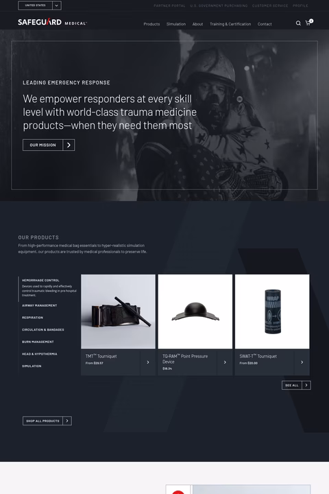 Safeguard-Medical Homepage 1440px