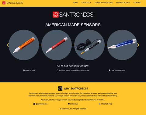 Santronics Homepage 1440px