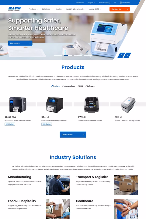 Sato-America Homepage 1440px