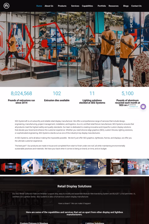 Seg-Systems Homepage 1440px