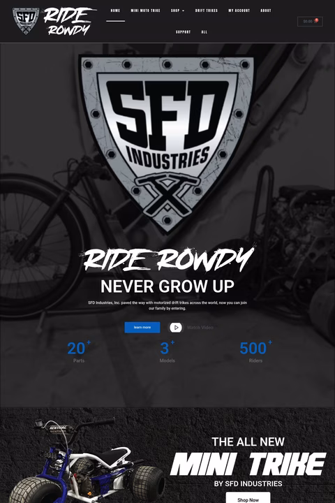 Sfd-Industries Homepage 1440px