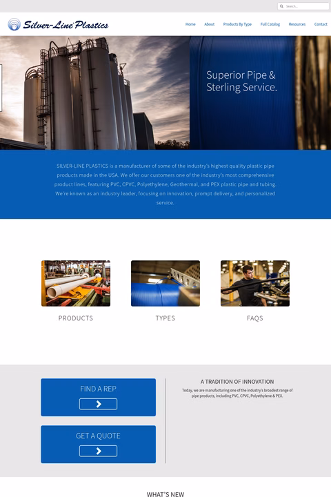 Silver-Line-Plastics Homepage 1440px