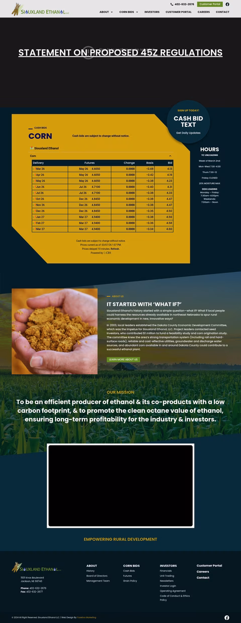 Siouxland-Ethanol Homepage 1440px