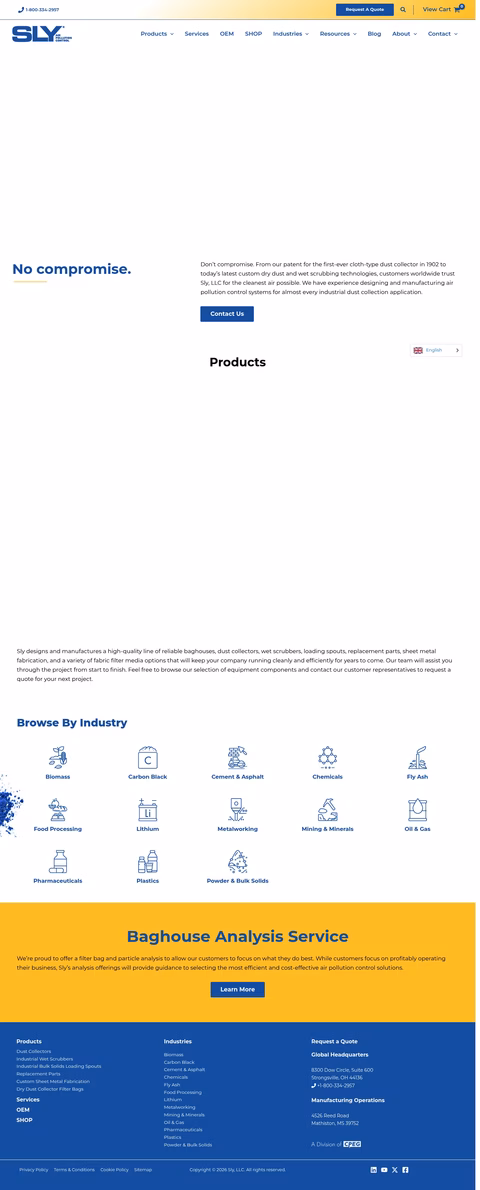 Sly-Air-Pollution-Control Homepage 1440px