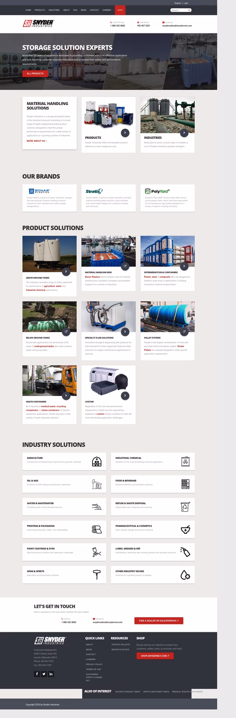 Snyder-Industries Homepage 1440px