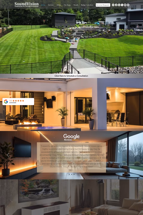 Soundvision Homepage 1440px