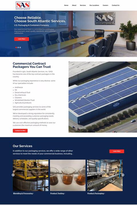 South-Atlantic-Services Homepage 1440px