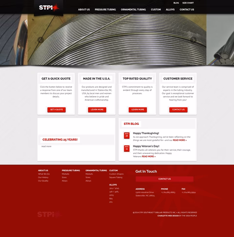Southeast-Tubular-Products Homepage 1440px