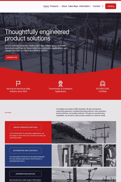Southern-Electrical-Equipment-Company Homepage 1440px