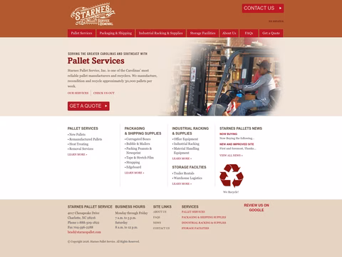 Starnes-Pallet-Service Homepage 1440px