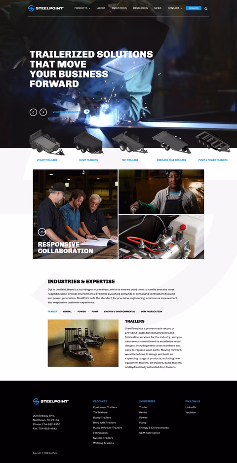 Steelpoint Homepage 1440px
