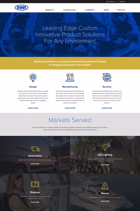 Sturdy-Corporation Homepage 1440px