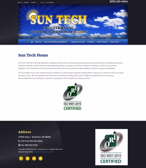 Sun-Tech-Industries Homepage 1440px