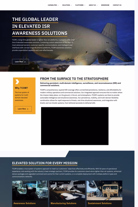 Tcom Homepage 1440px