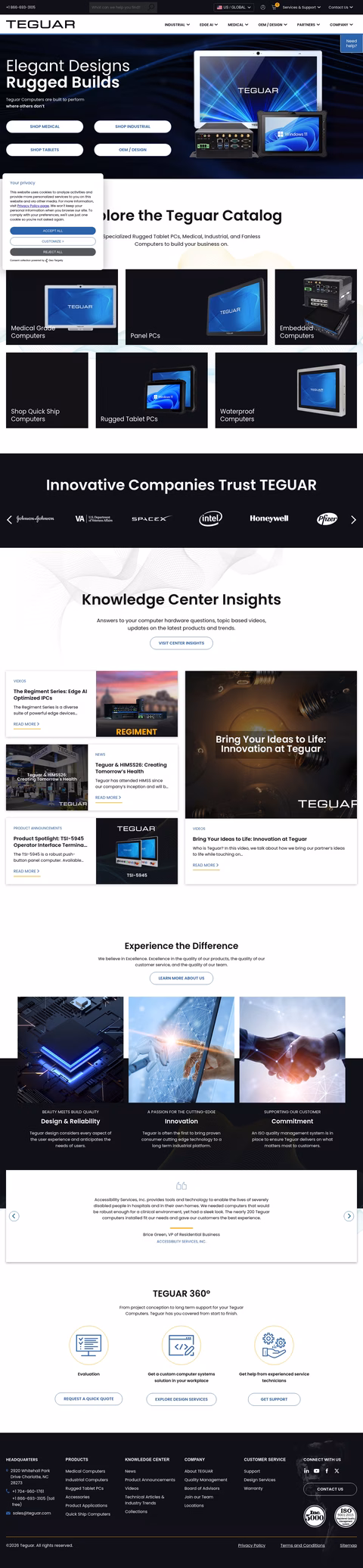 Teguar-Computers Homepage 1440px