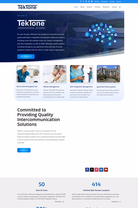 Tektone-Sound-Signal Homepage 1440px