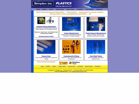 Templex-Plastics Homepage 1440px