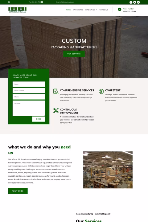 Timberline Homepage 1440px