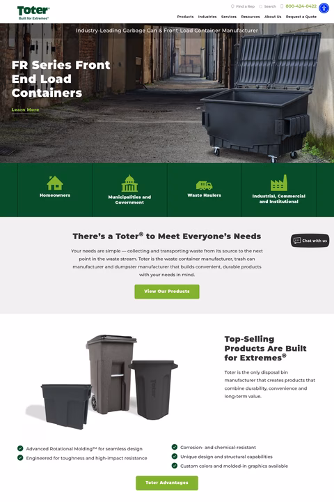 Toter Homepage 1440px