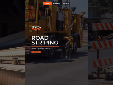 Trafcon-Inc Homepage 1440px