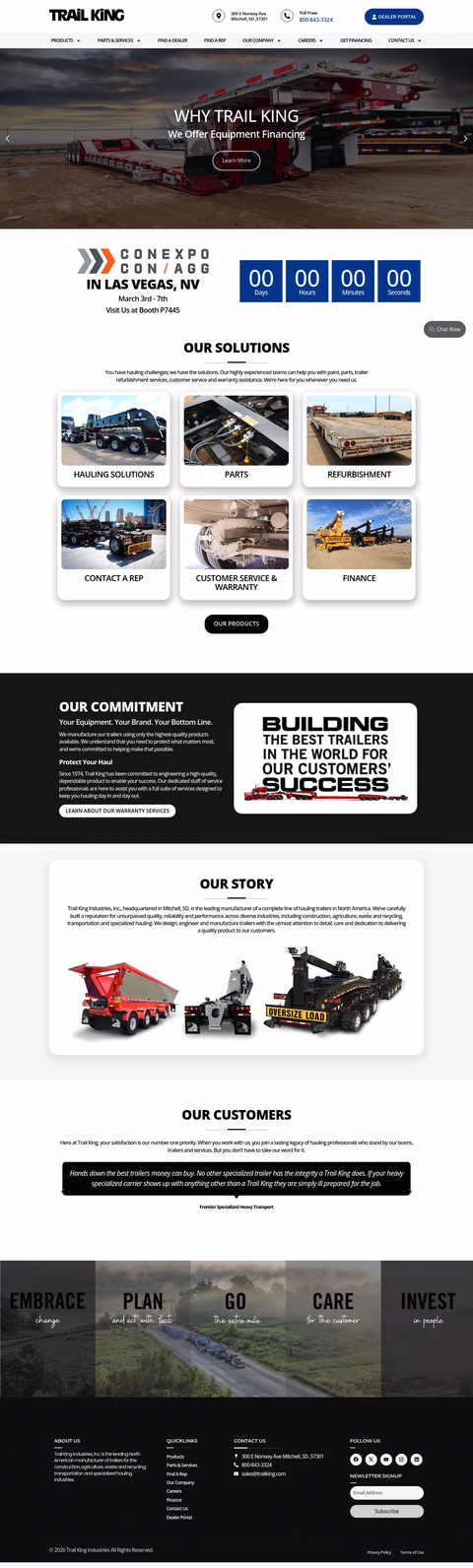 Trail-King-Industries Homepage 1440px